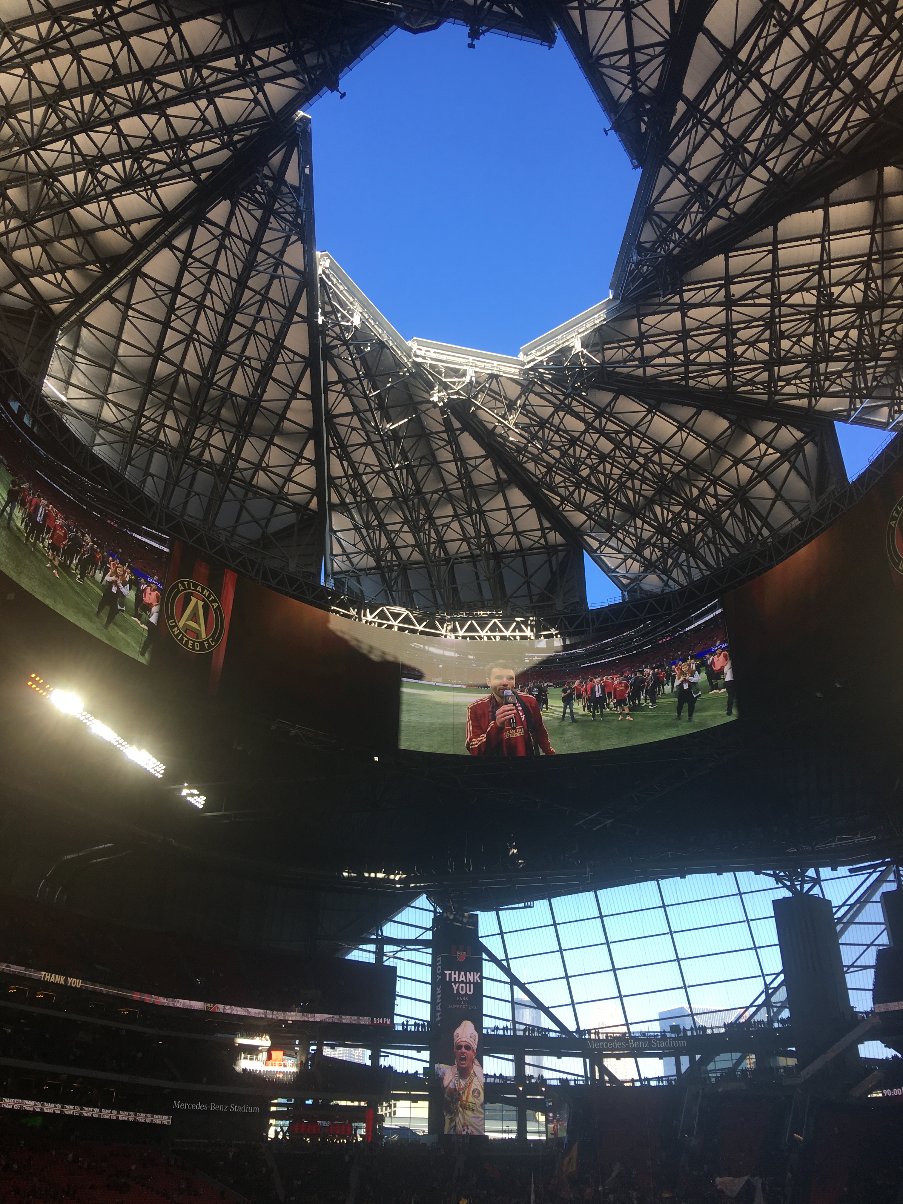 Mercedes Benz Stadium Roof OFFICIALLY Functional 