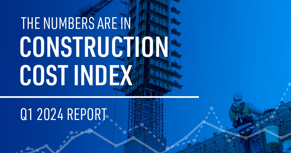 construction cost index Q1 2024