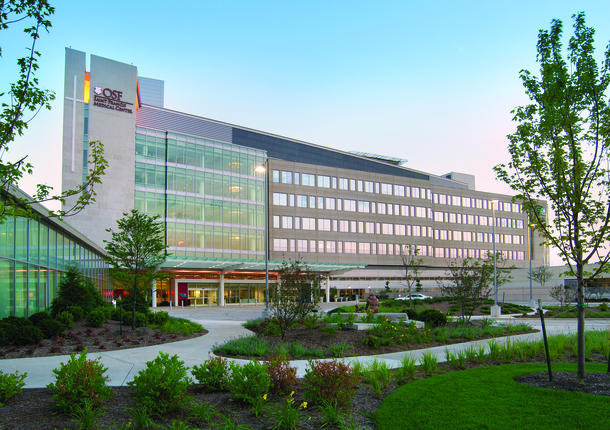 Children's Hospital of Illinois and OSF Saint Francis Medical Center exterior